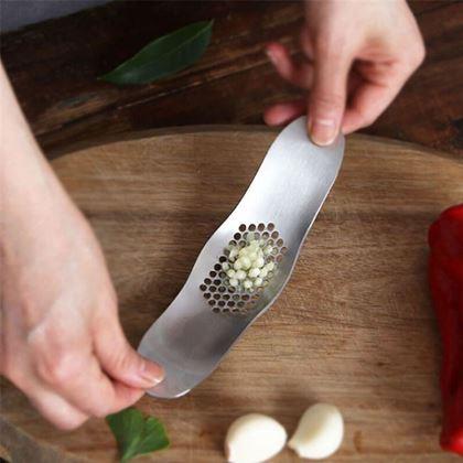 Imaginea din Presă din oțel inoxidabil pentru usturoi/ginger