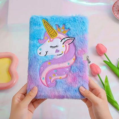 Imaginea din Jurnal de pluș cu lacăt - unicorn