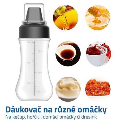 Imaginea din Dozator pentru sosuri transparent 300 ml