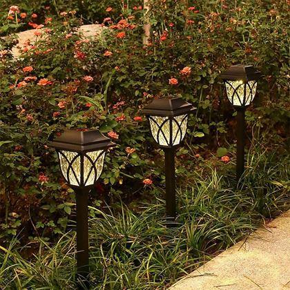 Imaginea din Set 2 lămpi solare LED spre grădină