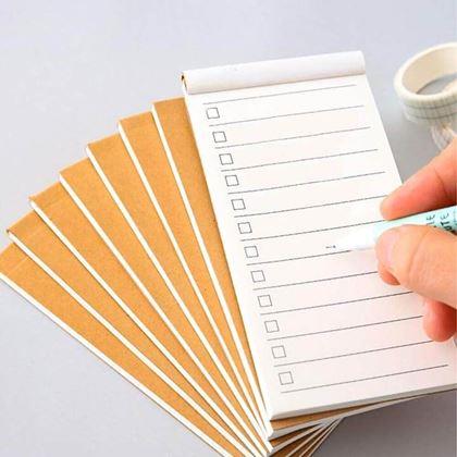 Imaginea din Carnet de notițe cu căsuțe de bifat