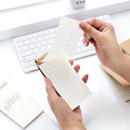 Imaginea din Carnet de notițe cu căsuțe de bifat