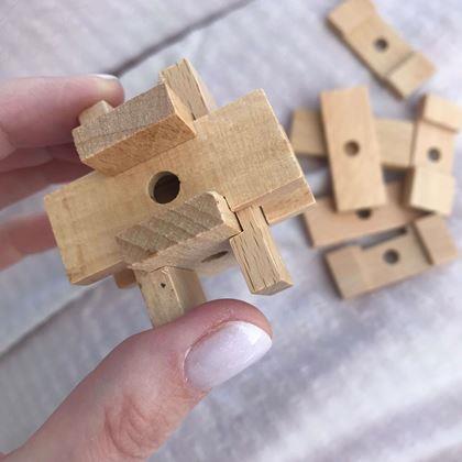 Imaginea din Set 9 piese puzzle din lemn