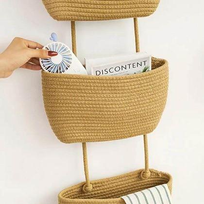 Imaginea din Organizator suspendat cu 3 buzunare - maro