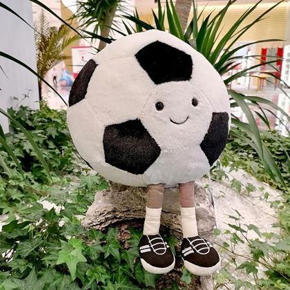 Imaginea din Pernă cu piciorușe - minge de fotbal