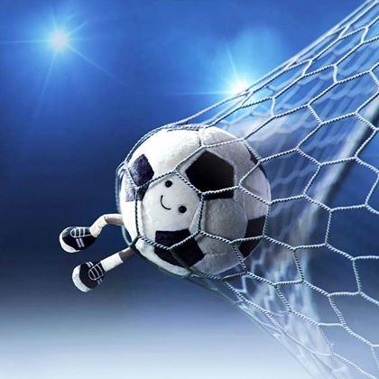 Imaginea din Pernă cu piciorușe - minge de fotbal