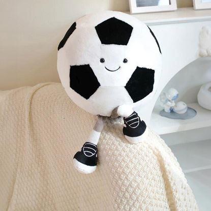 Imaginea Pernă cu piciorușe - minge de fotbal