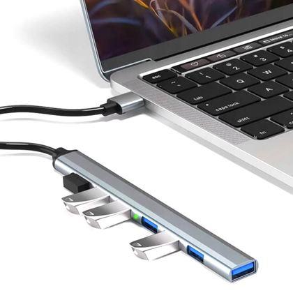 Imaginea din Adaptor Multiport USB 7 în 1