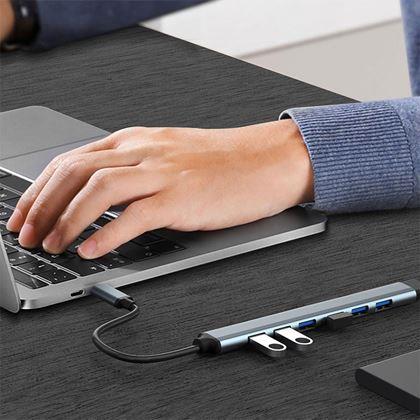 Imaginea din Adaptor Multiport USB 7 în 1