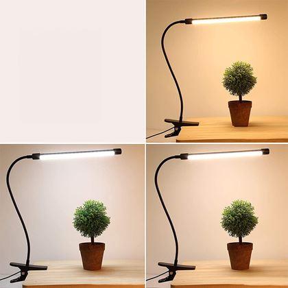 Imaginea din Lampă de birou LED flexibilă și reglabilă cu clips