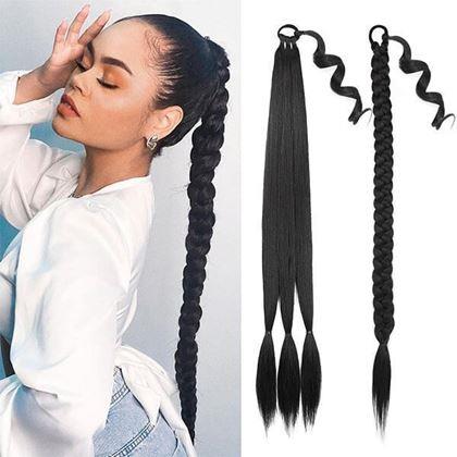 Imaginea din Extensie de păr coadă  -  negru