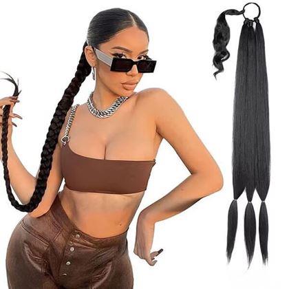 Imaginea din Extensie de păr coadă 85 cm -  maro