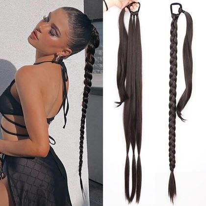 Imaginea din Extensie de păr coadă 85 cm -  maro