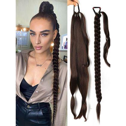 Imaginea din Extensie de păr coadă 85 cm -  maro