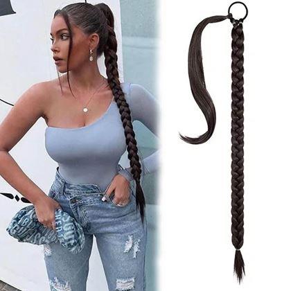 Imaginea din Extensie de păr coadă 85 cm -  maro