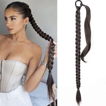 Imaginea din Extensie de păr coadă 85 cm -  maro