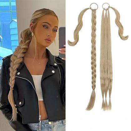 Imaginea din Extensie de păr coadă  -  blond