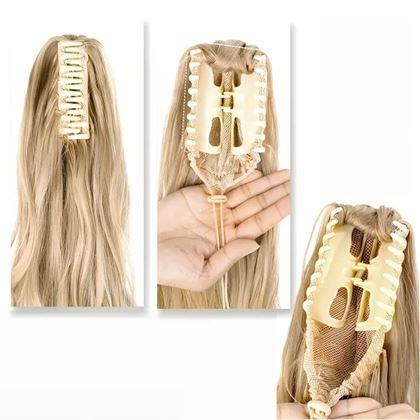 Imaginea din Păr fals coadă ondulată 60 cm -  cafeniu