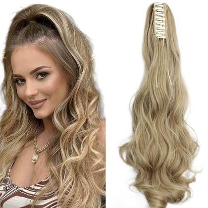 Imaginea din Păr fals coadă ondulată 60 cm -  cafeniu