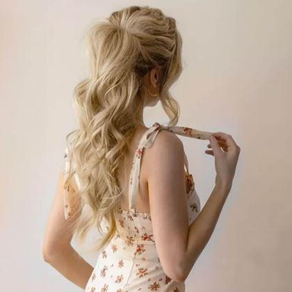 Imaginea din Păr fals coadă ondulată 60 cm -  cafeniu