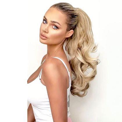 Imaginea din Păr fals coadă ondulată 60 cm -  cafeniu