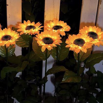 Imaginea din Lampă solară decorativă - floarea-soarelui