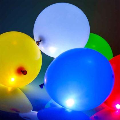 Imaginea din Baloane luminoase LED, set de 5 bucăți