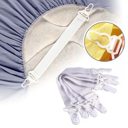 Imaginea din Accesorii fixare cearșaf 4 buc