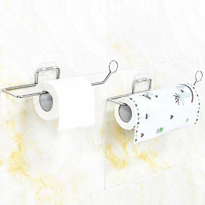 Imaginea din Suport adeziv din oțel inoxidabil pentru prosoape de hârtie