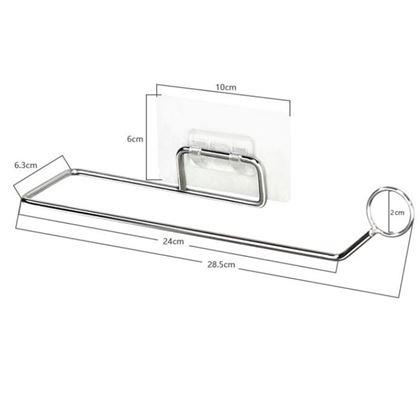 Imaginea din Suport adeziv din oțel inoxidabil pentru prosoape de hârtie