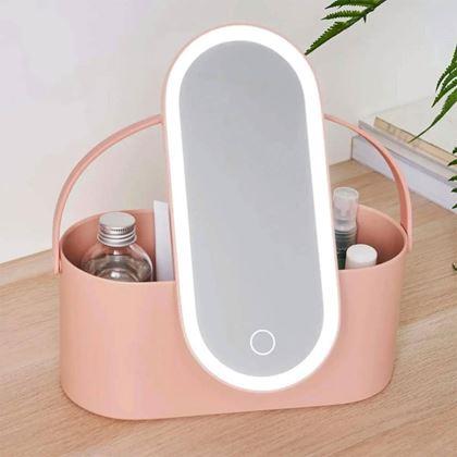 Imaginea din Trousse de maquillage avec miroir LED