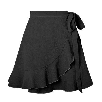 Imaginea din Fustă scurtă înfășurabilă  -  negru