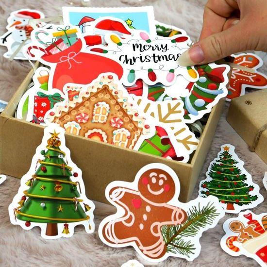 Imaginea din Sticker-uri decorative de Crăciun - 50 de bucăți