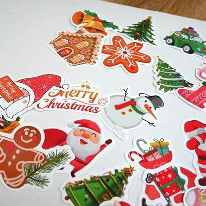 Imaginea din Sticker-uri decorative de Crăciun - 50 de bucăți