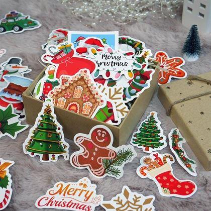 Imaginea din Sticker-uri decorative de Crăciun - 50 de bucăți