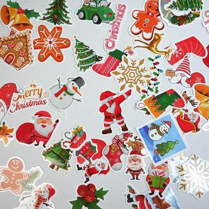 Imaginea din Sticker-uri decorative de Crăciun - 50 de bucăți