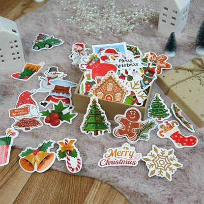 Imaginea Sticker-uri decorative de Crăciun - 50 de bucăți