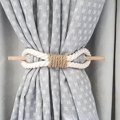 Imaginea Clema decorativă pentru perdea din sfoară