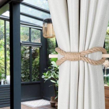 Imaginea din Clamă decorativă pentru perdea  -  frânghie