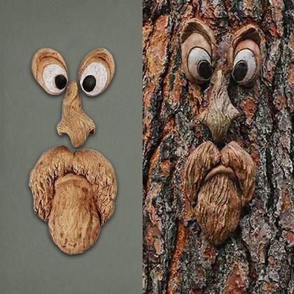 Imaginea din Decorațiune pe copac  -  față înfricoșătoare