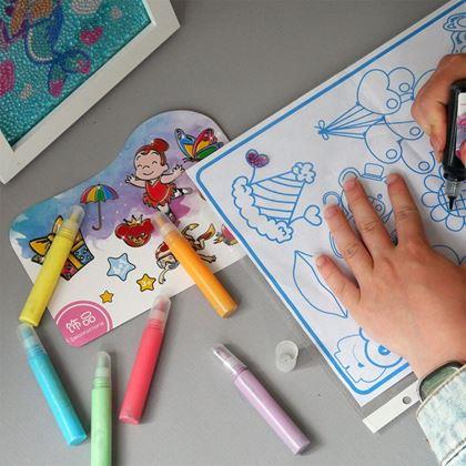Imaginea din Vopsele de sticlă cu șabloane