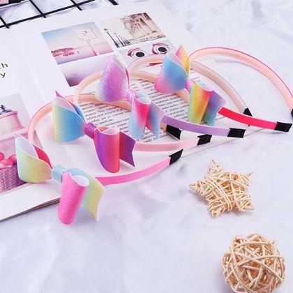 Imaginea din Bentită strălucitoare cu fundă  -  pastel
