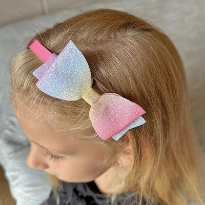 Imaginea din Bentită strălucitoare cu fundă  -  pastel