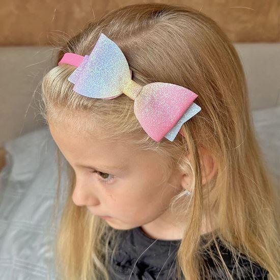 Imaginea din Bentită strălucitoare cu fundă  -  pastel