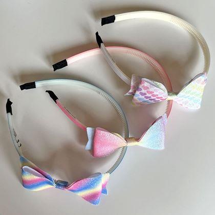 Imaginea din Bentită strălucitoare cu fundă  -  pastel