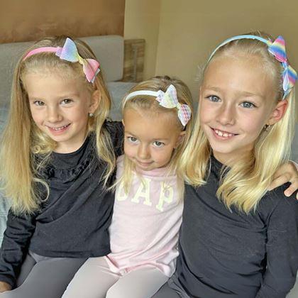 Imaginea din Bentită strălucitoare cu fundă  -  pastel