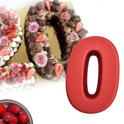 Imaginea Formă de copt din silicon în formă de cifră