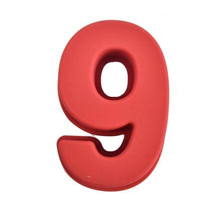 Imaginea din Formă de copt din silicon în formă de cifră - 9