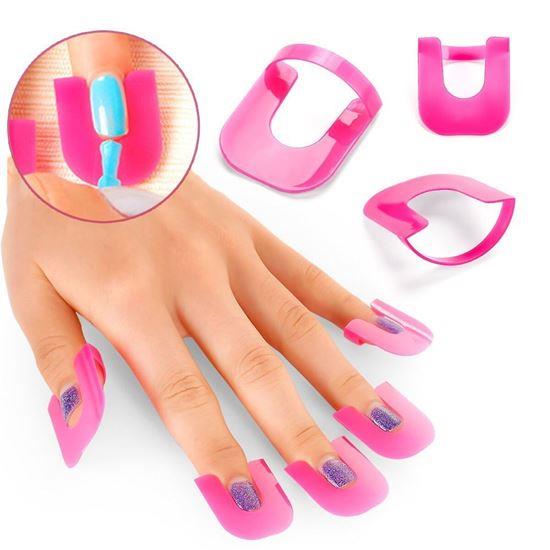Imaginea din Set de 26 bucăți protecții pentru cuticule la aplicarea lacului de unghii