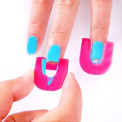 Imaginea din Set de 26 bucăți protecții pentru cuticule la aplicarea lacului de unghii